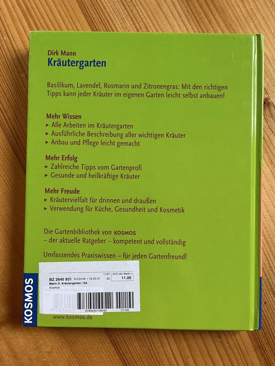 Bücher: Kräutergarten  – Neu (gemäss Beschreibung) aus Ogens von lau_z665 1