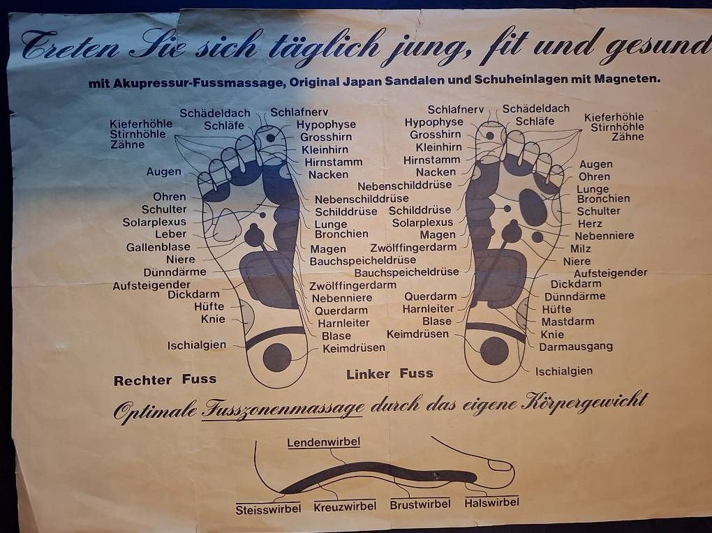 Appareils de massage: Massierende magnetische Einlegesohlen – D'occasion à Inkwil par bea_jp7g