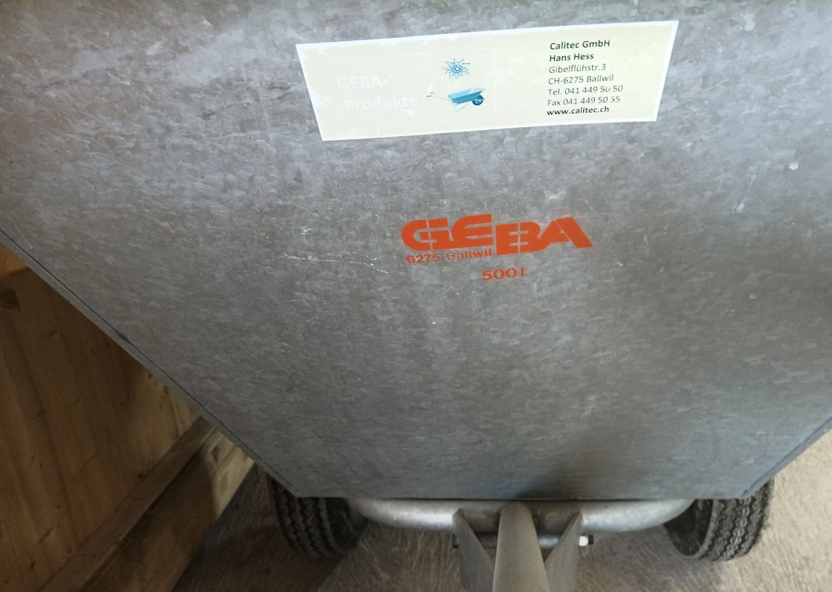 Carriole: Geba Futterwagen Silowagen  – Usato da Gersau venduto da Hardi199 3