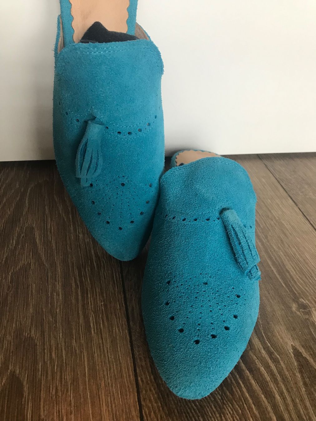 Damenschuhe: Babouche marocaine en daim neuf 37,5 – Gebraucht aus Grimisuat von eliseba88 1