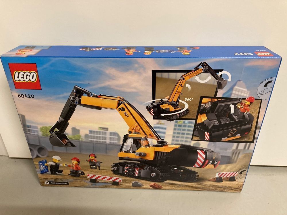 Lego Kit di costruzioni: Lego 60420 Raupenbagger - Neu & OVP – Nuovo e nell'imballaggio originale da Beringen venduto da Stoja_Bng 1
