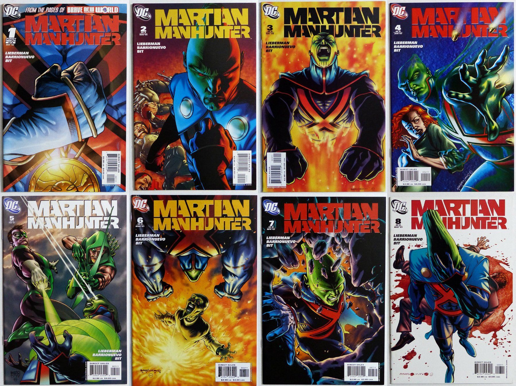 Comics: MARTIAN MANHUNTER 1-8 COMPLETE SOLO SERIE DC 2006 – Gebraucht aus Lugano von YouWantUS
