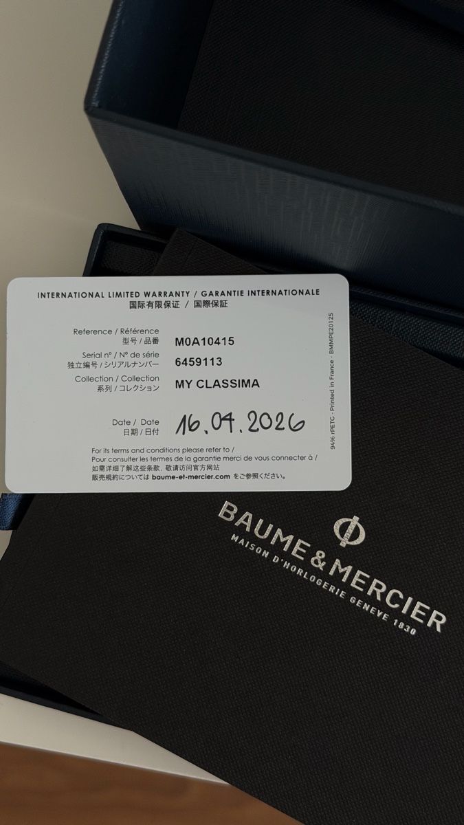 Baume & Mercier Uhren: Baume Mercier watch – Neu (gemäss Beschreibung) aus Paradiso von viorea 3