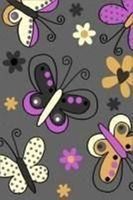 Design Velours Teppich - BUTTERFLY GRAU