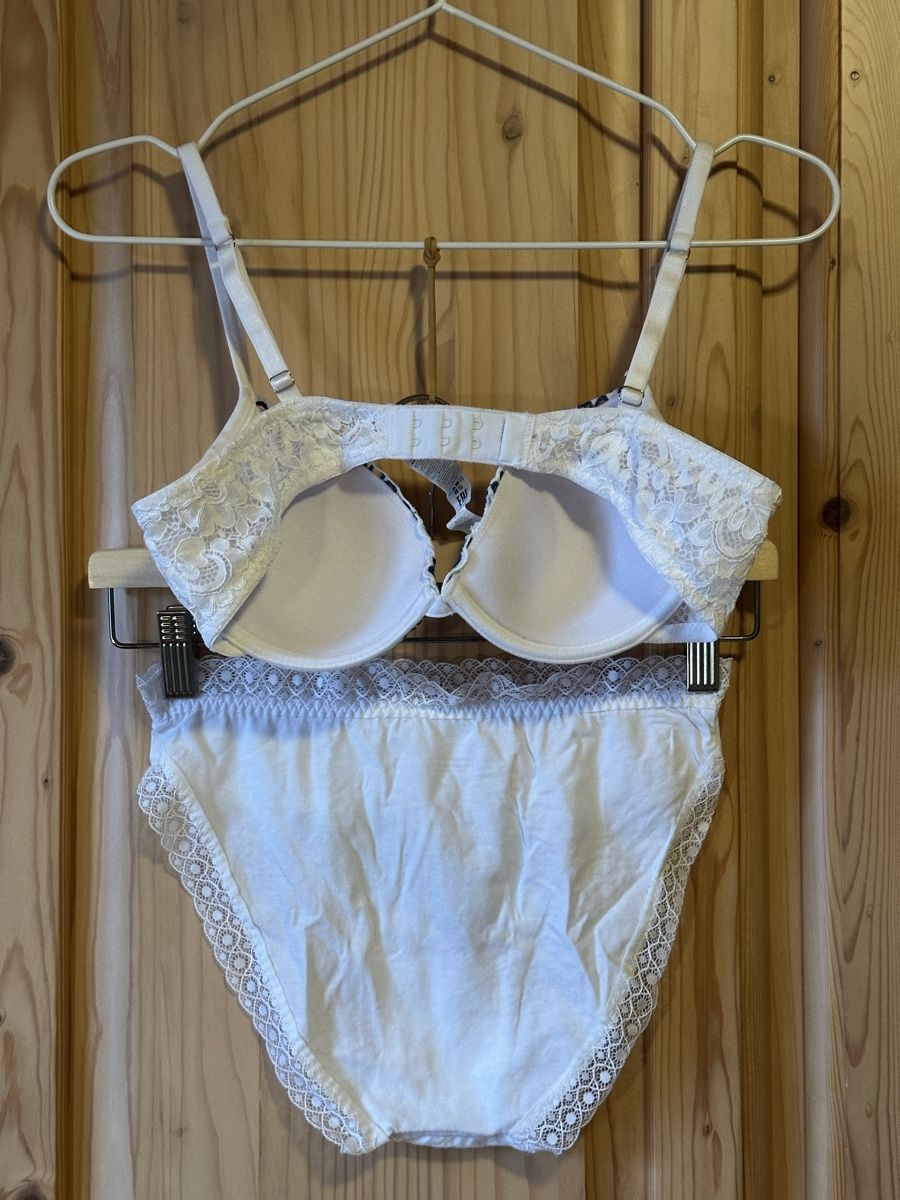 Intimissimi Altra biancheria intima: Intimissimi Set, Baumwolle, Weiss, Grösse 80B, Blumenmuster – Nuovo (secondo la descrizione) da Hergiswil NW venduto da kaufe_at_kaufmann 1