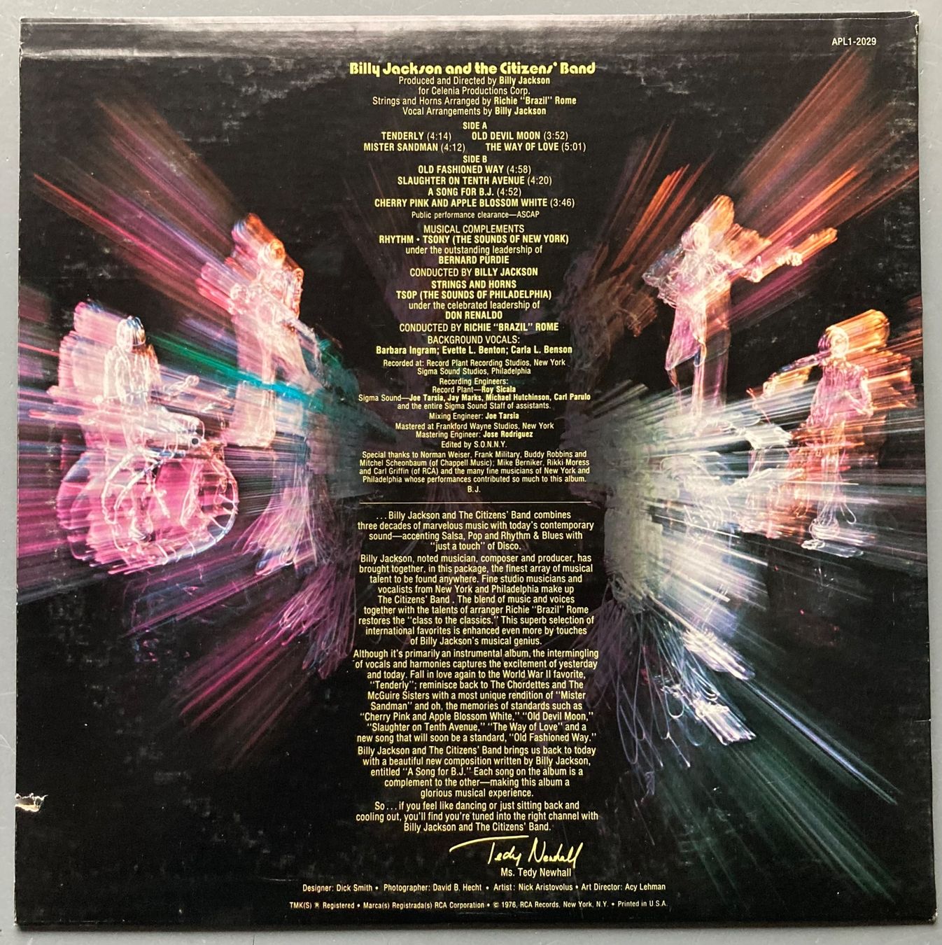 Schallplatten: BILLY JACKSON & THE CITIZENS' BAND - BILLY JACKSON & THE CIT – Gebraucht aus Poliez-Pittet von Newtown-Records 1
