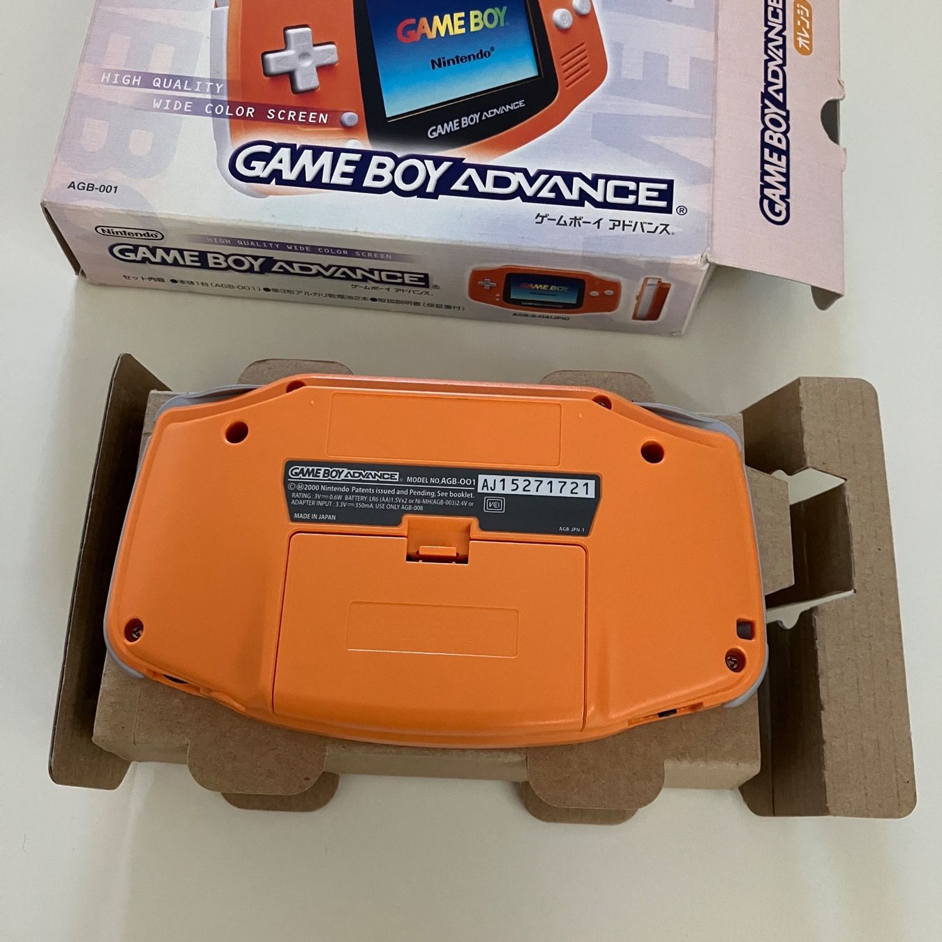 Nintendo Konsolen: Original Gameboy Advance Orange mit OVP – Gebraucht aus Zürich von  3