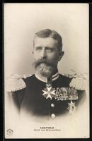Foto-AK Porträt Fürst Leopold von Hohe