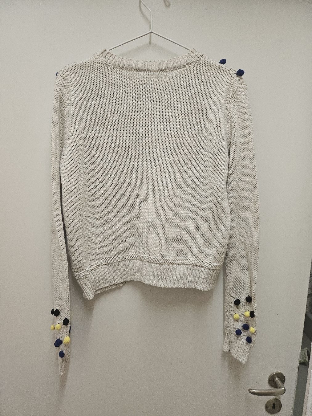 Tops: Pullover beige mit Bommeln mehrfarbig gebraucht – Gebraucht aus Zürich von eri_8w5v 3