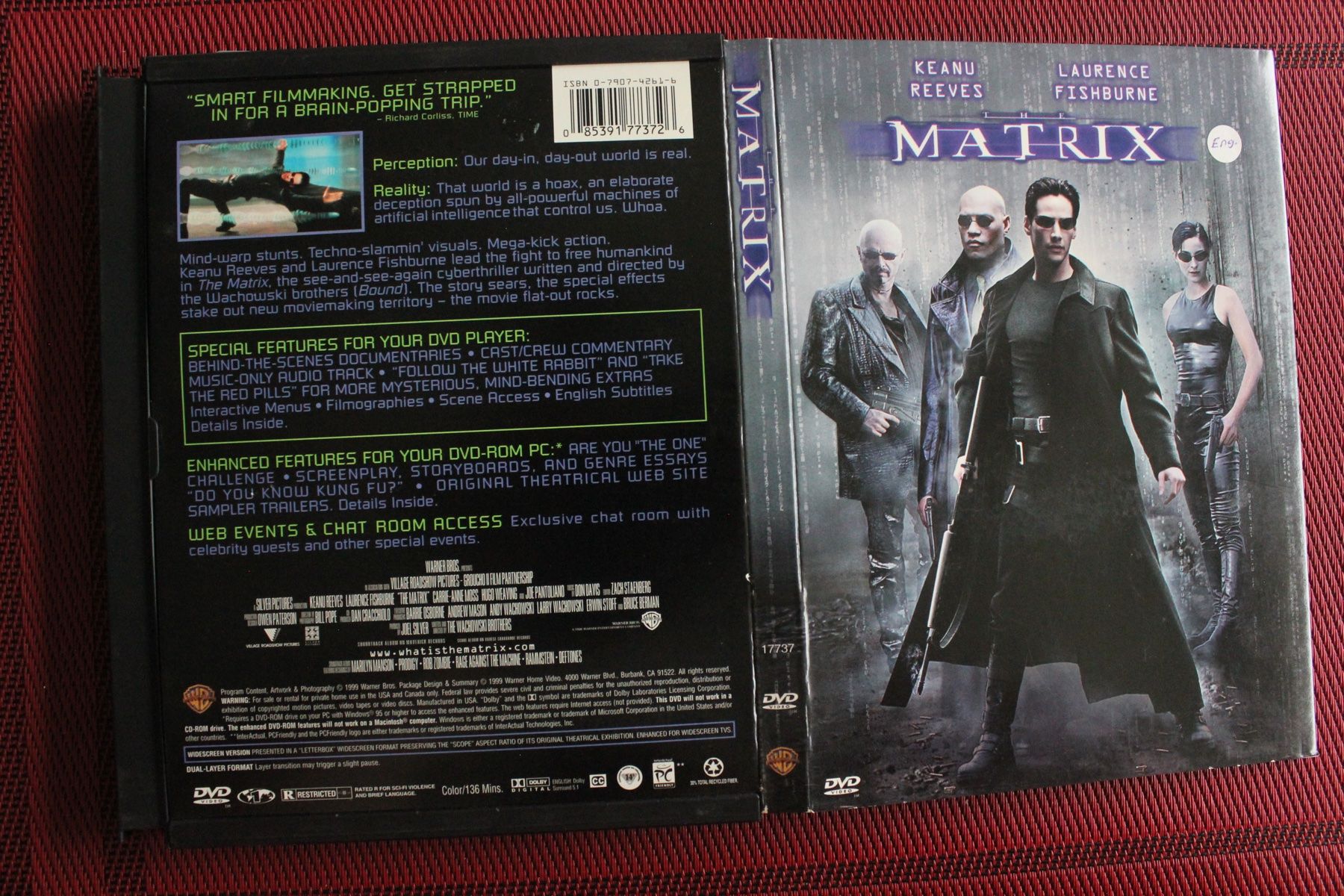 Tutti i DVDs: MATRIX - DVD (englisch)  (2369) – Usato da Geroldswil venduto da Schlumpfine1973