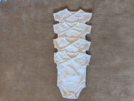 Baby Mori 4er-Set kurzärmelige Body-Kimonos/Größe 0-3 Monate