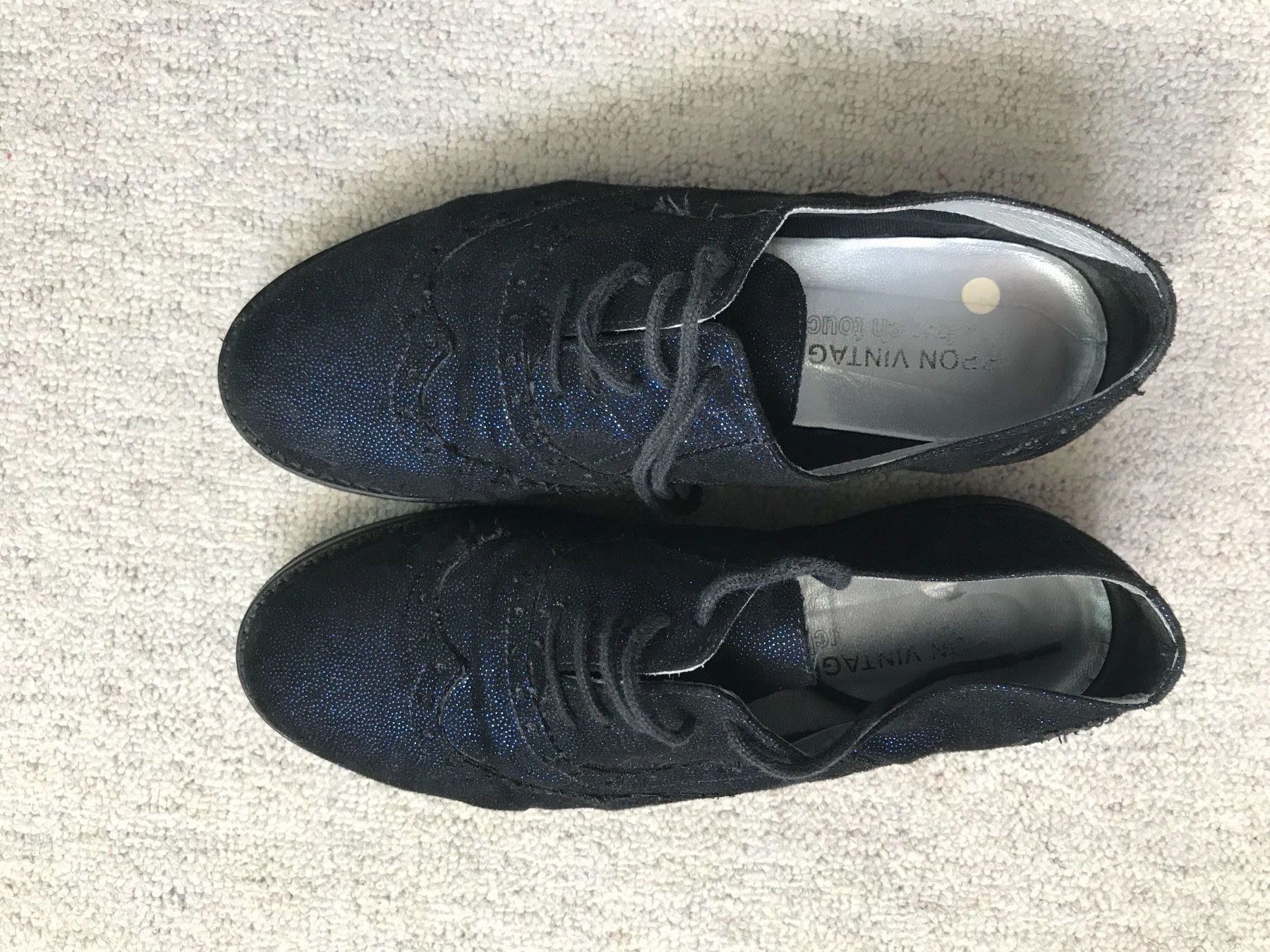 Scarpe da donna: Chaussures derby" IPPON VINTAGE" 37 bleu – Usato da Echandens venduto da pepite30