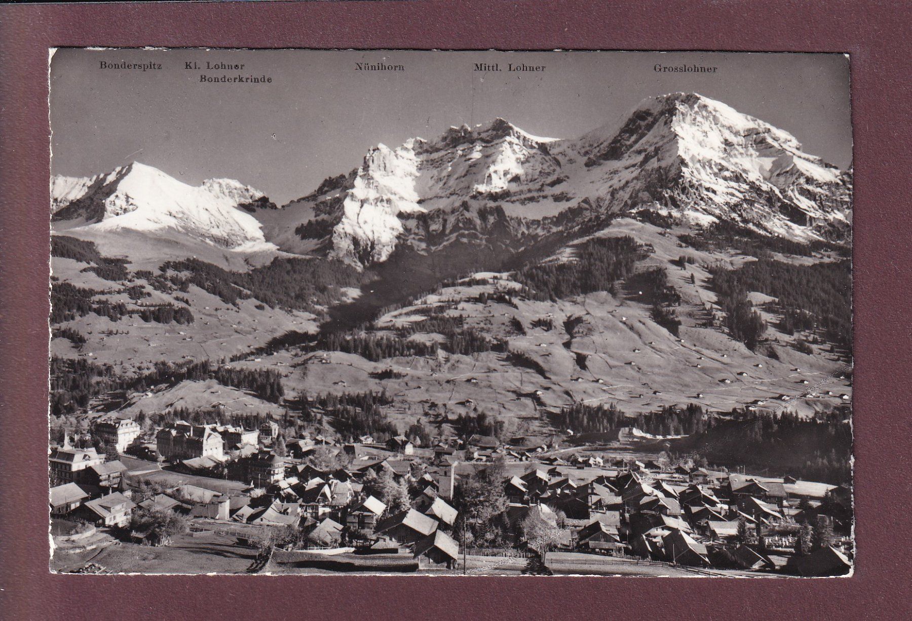 Cartes postales: ADELBODEN - Bonderspitz - Grosslohner – D'occasion à Pully par nicecards