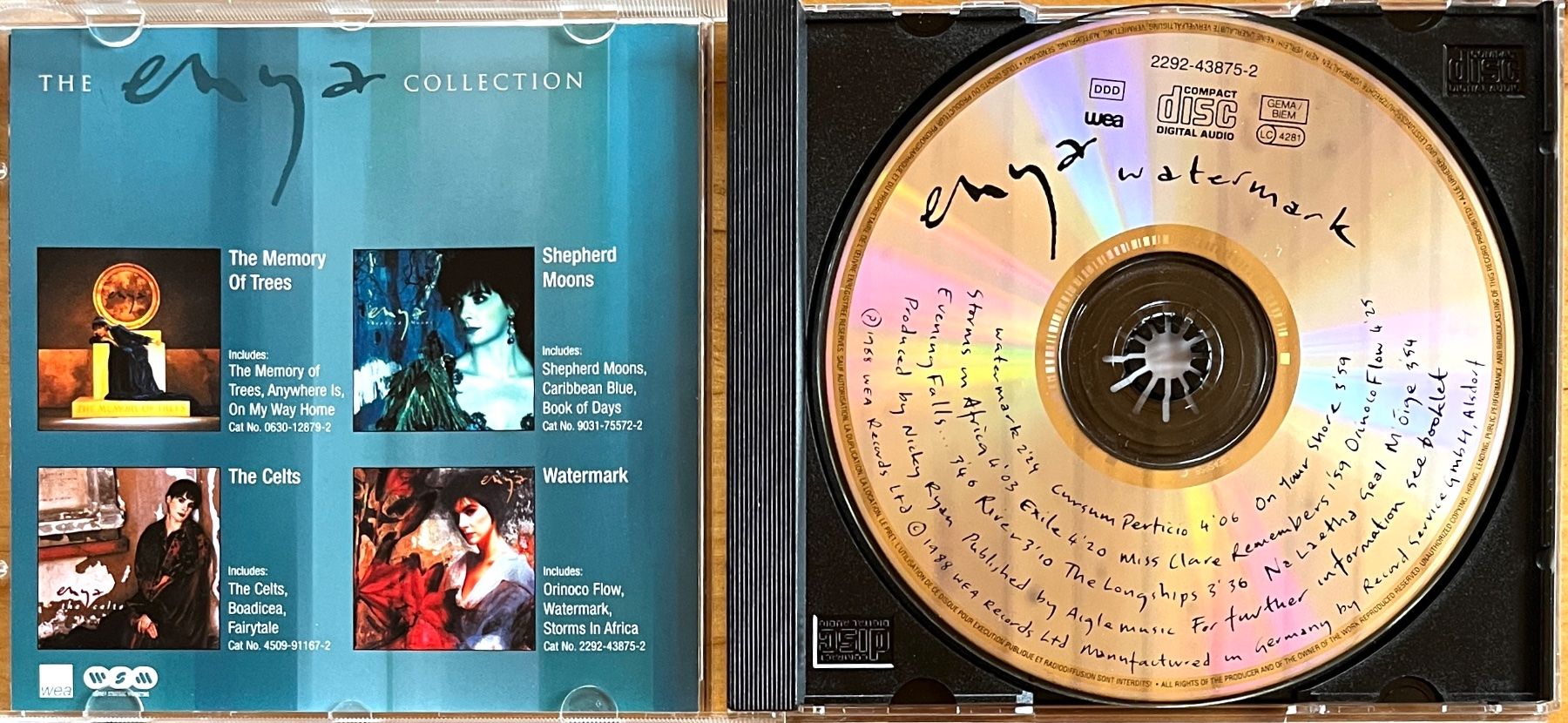 CDs: CD Enya "watermark" – D'occasion à Renan BE par johncactus 2