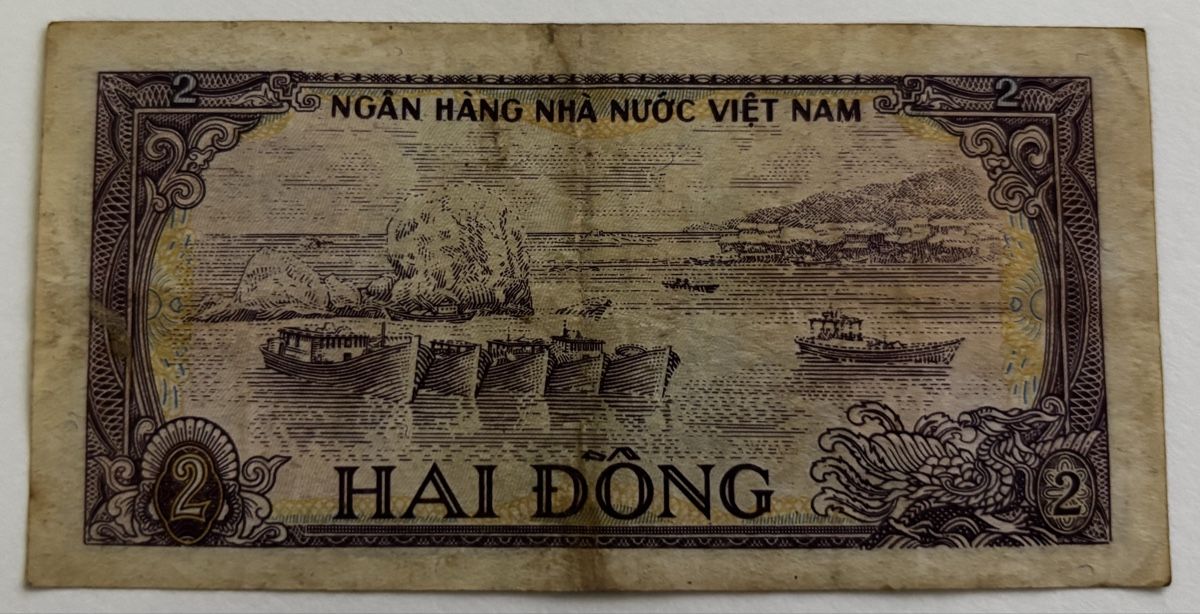 Banconote: Vietnam 2 Dong 1985 – Usato da Algetshausen venduto da Carrhard 1