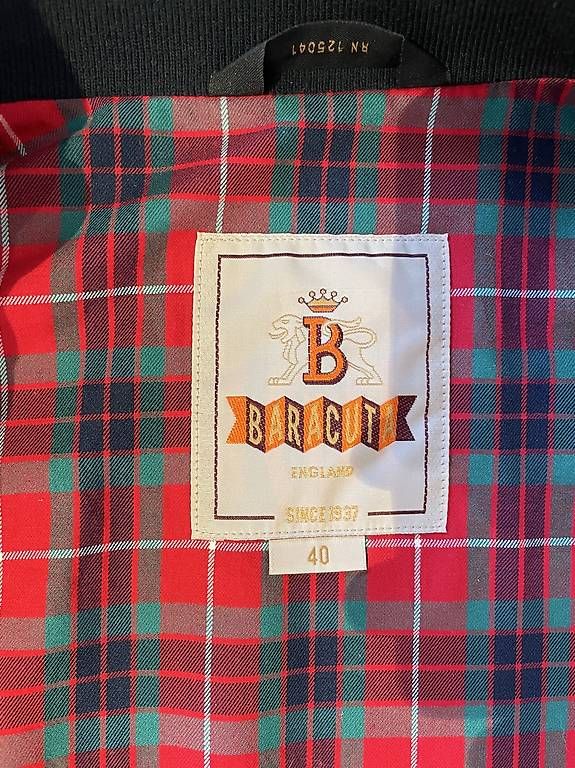 Giacche: Veste G9 Harrington Baracuta – Usato da Crassier venduto da cparatte
