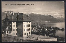 Chardonne, Le Collège et vue sur Vevey