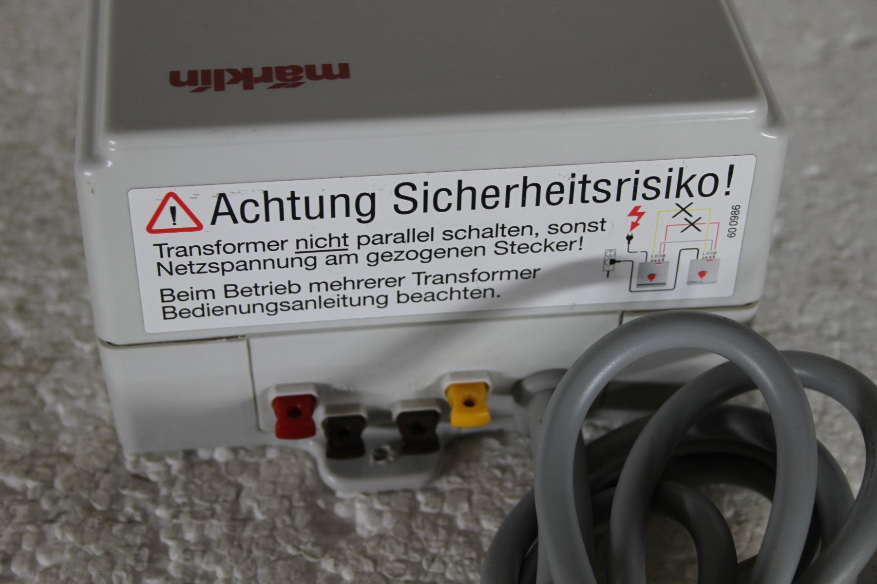 Märklin Modellini di ferrovie: Märklin 6647 Transformer 230 Volt. 32 VA. – Usato da Triesen venduto da gleis8 2