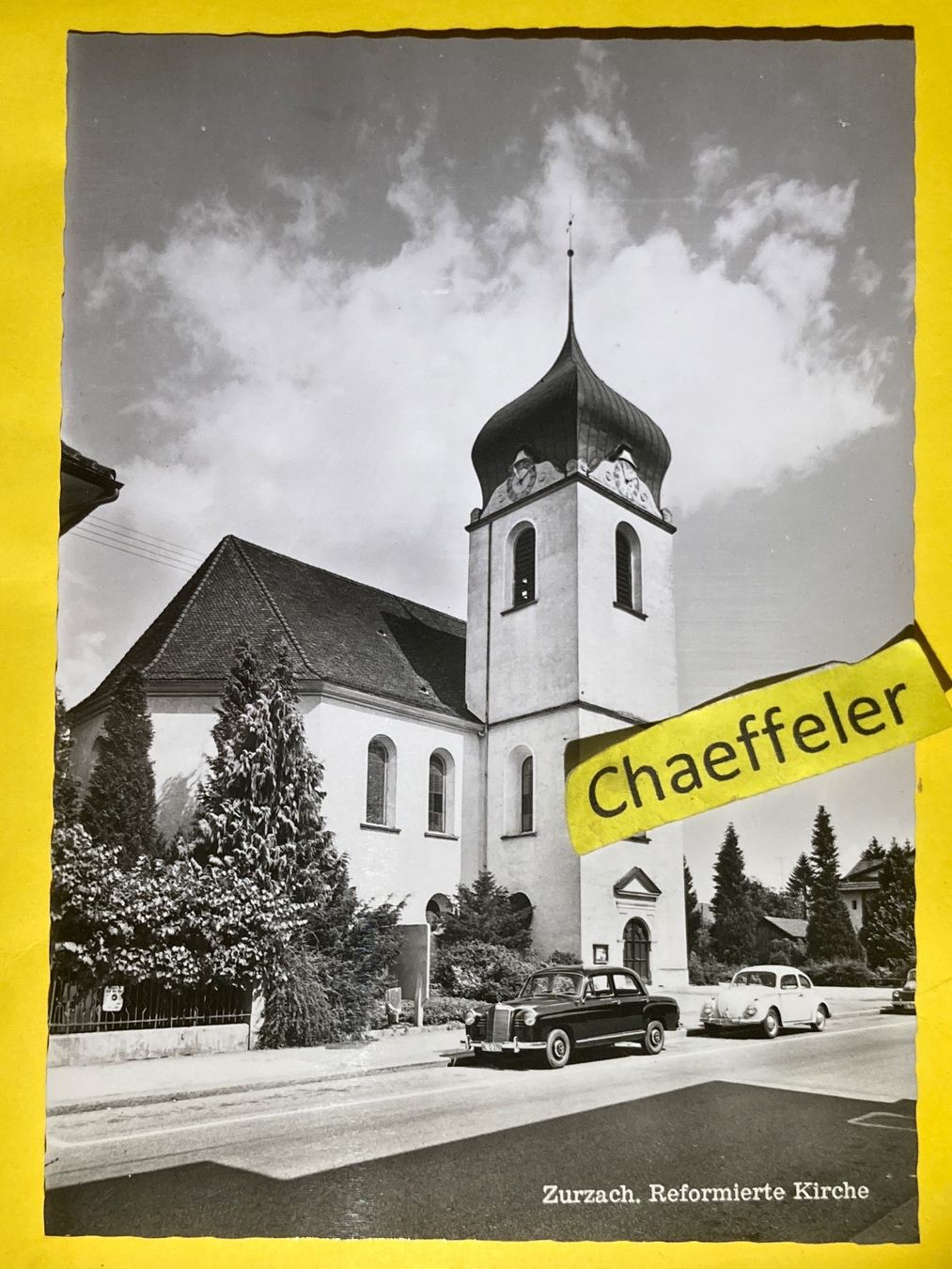 Ansichtskarten: Zurzach, Reformierte Kirche – Gebraucht aus Zürich von Chaeffeler
