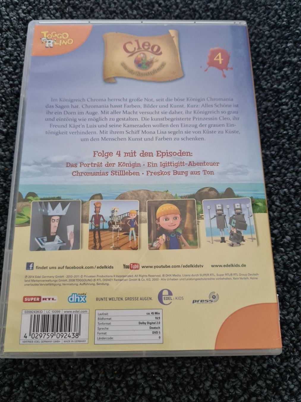 Tutti i DVDs: CLEO (6587) – Usato da Ruswil venduto da jan_bxl5 1