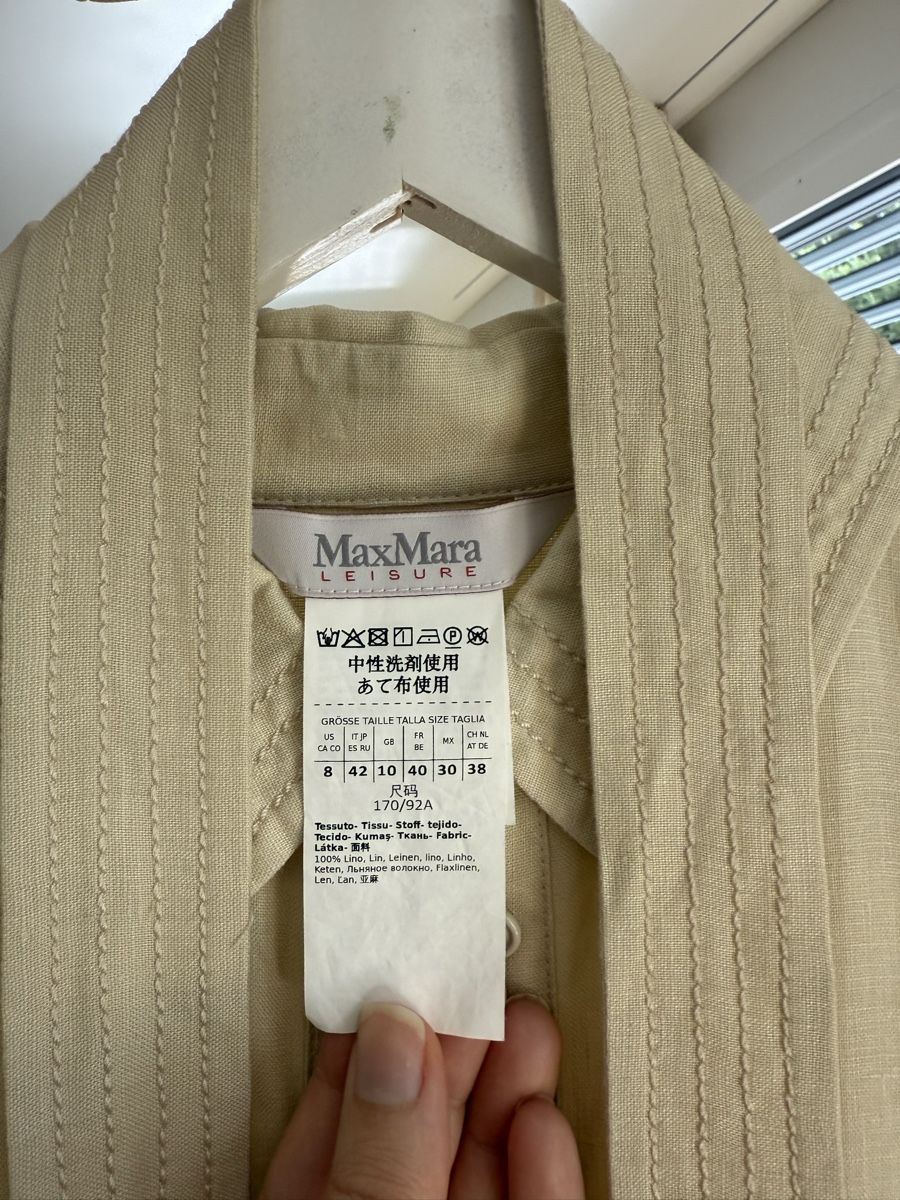 Max Mara Vestiti: Max Mara Linen Dress (M) – Nuovo (secondo la descrizione) da Kilchberg ZH venduto da deedee3 1