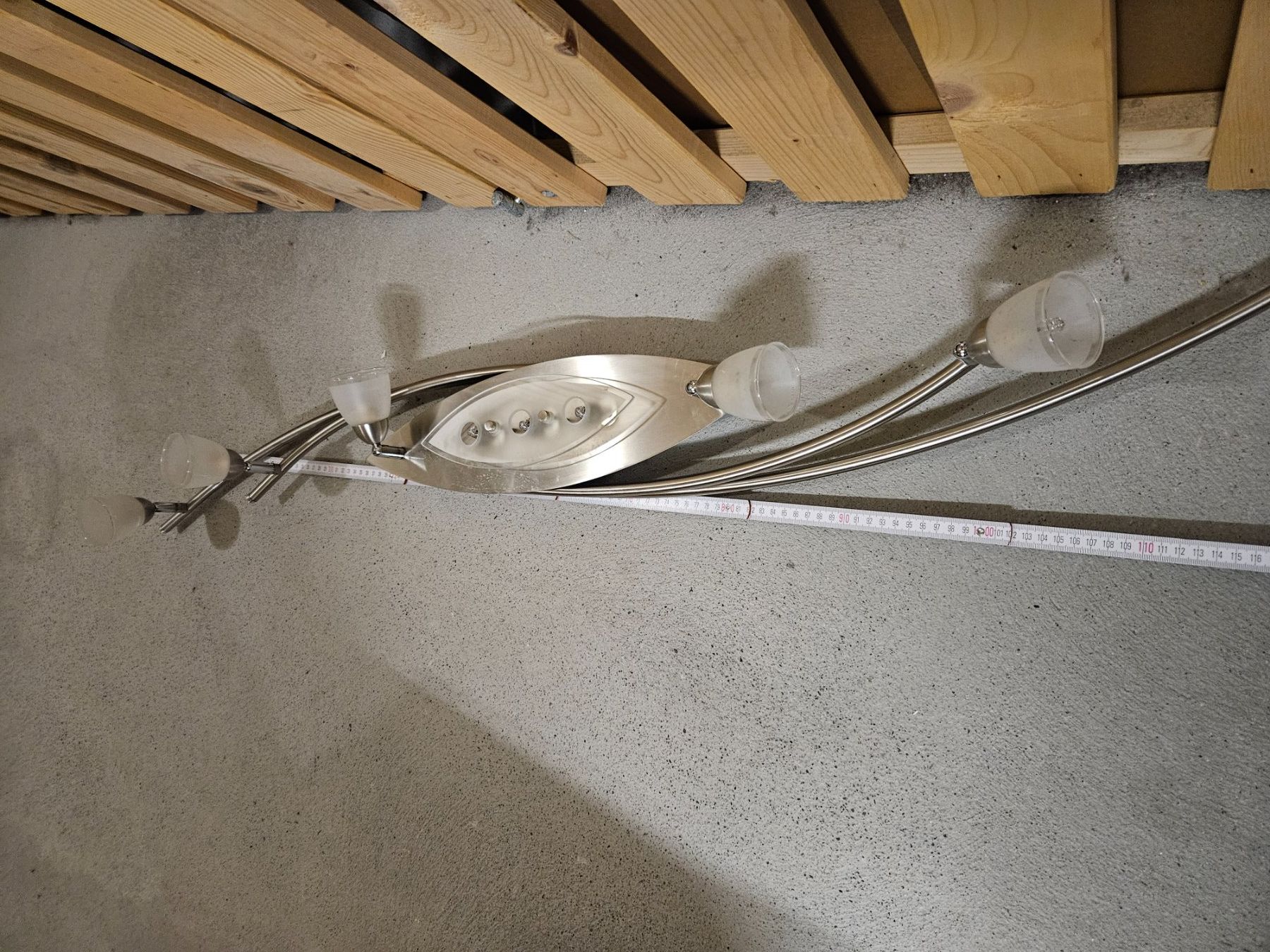 Lampadari & plafoniere: Moderne Deckenleuchte Chromstahl ca 125cm Länge – Usato da Chur venduto da Einszweidreiviermein 4