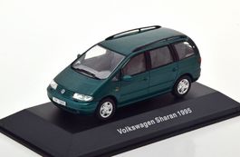 VW Sharan I Phase I 1995-2000 dunkelgrün met.  1:43