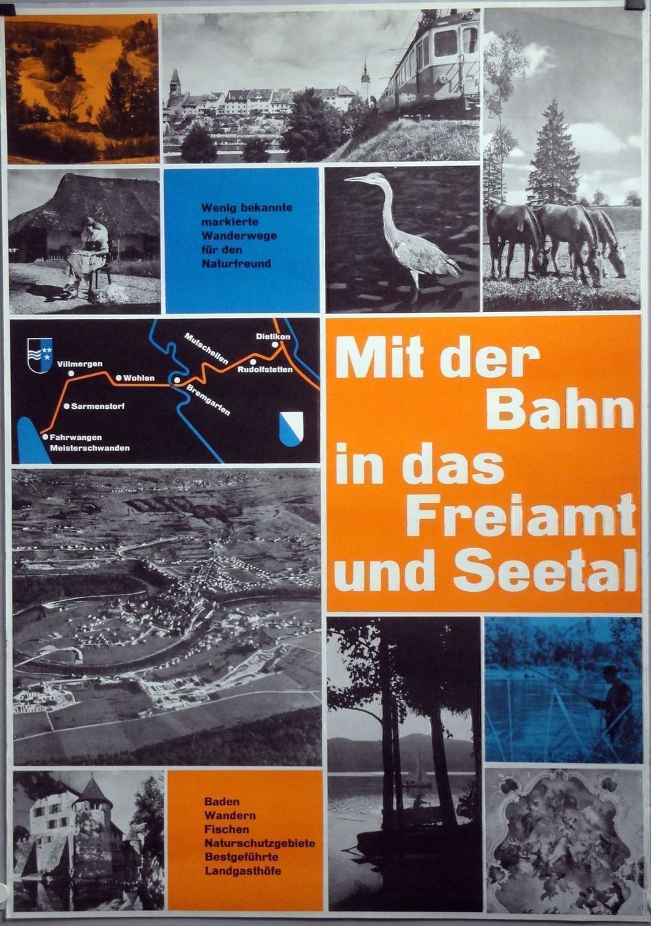 Poster & Bilder: Mit der Bahn in das Freiamt u. Seetal – Gebraucht aus Eggenwil von Joyart