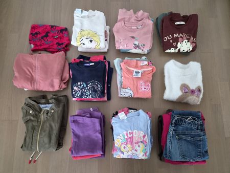 Kleiderpaket Mädchen Grösse 110 bis 116