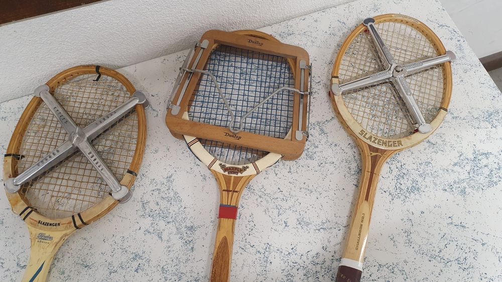 Raquette De Tennis Vintage Slazenger - Aluminium - Années 70/80 - Occasion