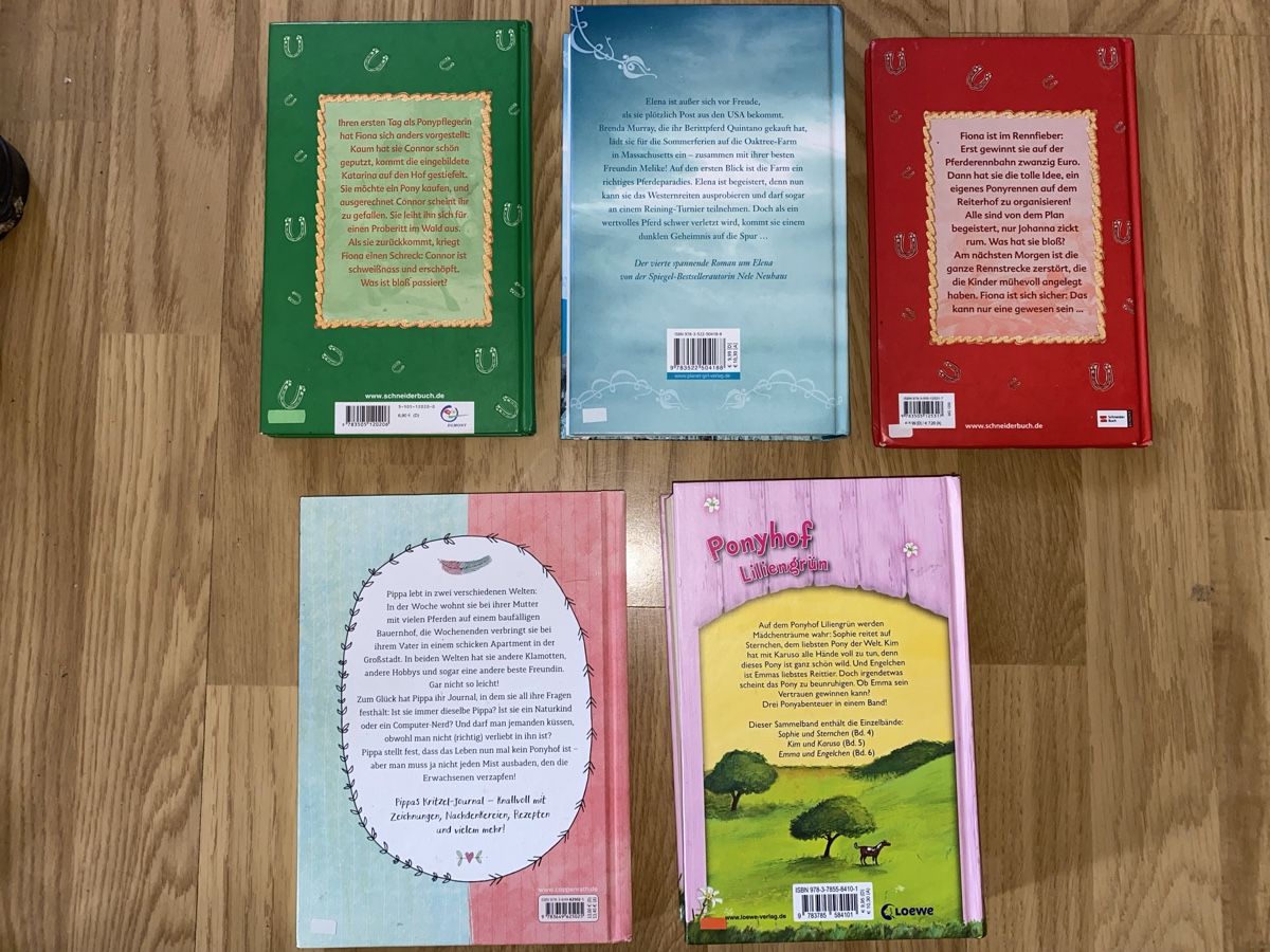 Bücher: 5 PFERDE / PONY Bücher zu einem PREIS!!! – Gebraucht aus Bauma von vorsteg01 1