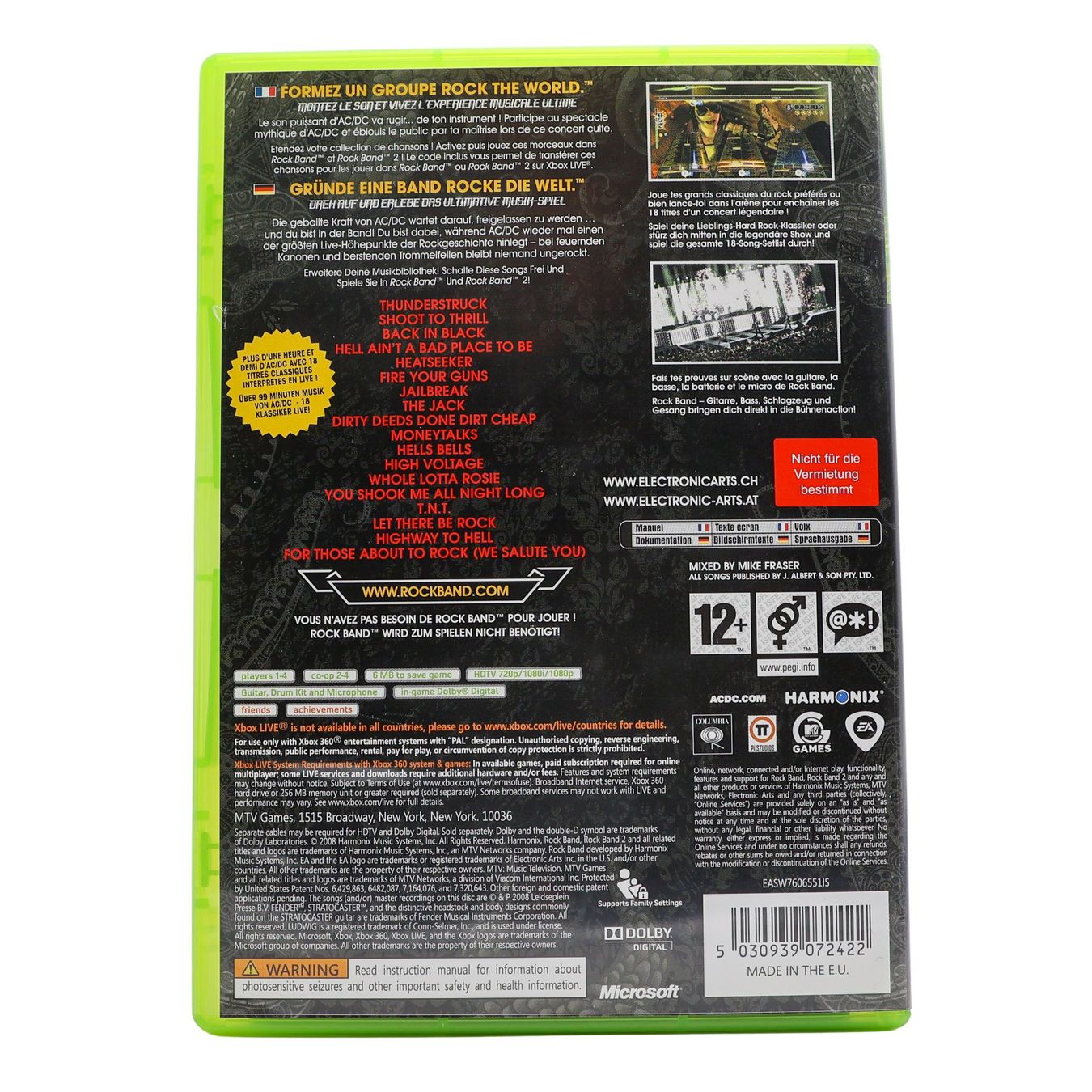 Giochi: AC/DC Live: Rock Band - XBOX 360 – Usato da Paudex venduto da dindeboy 1