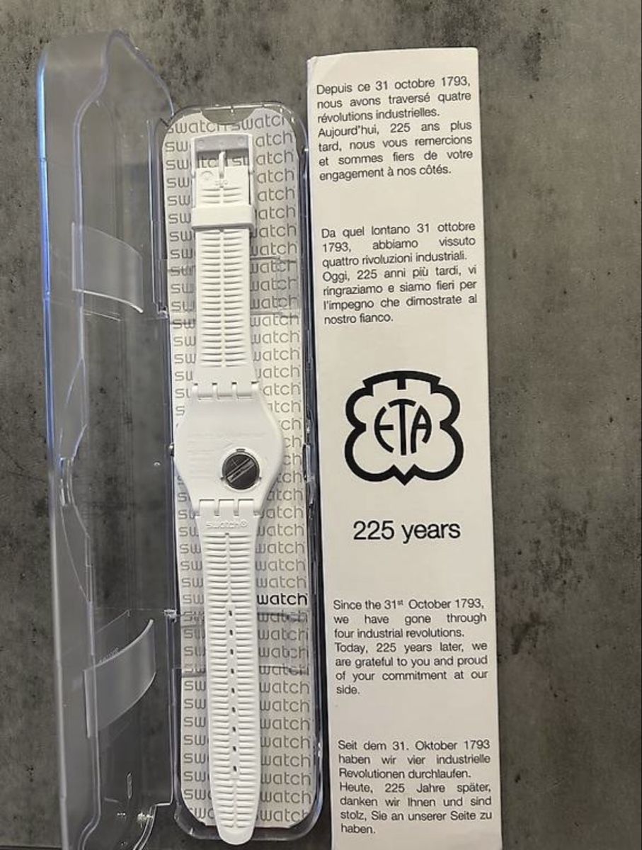 Eta Orologi: Swatch ETA 225 years – Nuovo (secondo la descrizione) da Melchnau venduto da Robilu6 3