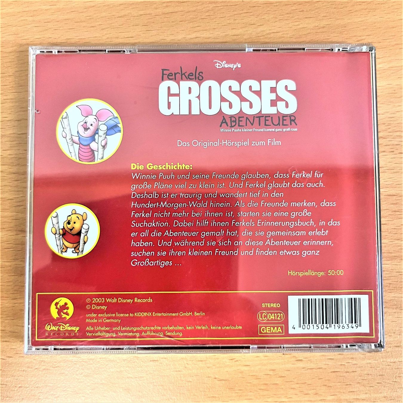 CD: CD - Ferkels grosses Abenteuer - Walt Disney – Usato da Amlikon-Bissegg venduto da allerlei-versand 2