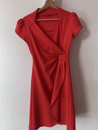 Damen Kleid ONJENU LONDON Koralle Gr. S-M
