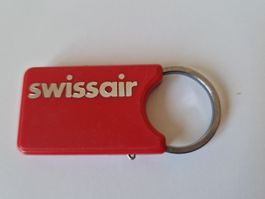 Swissair Schlüsselanhänger keychain, porte-clės portachiavi