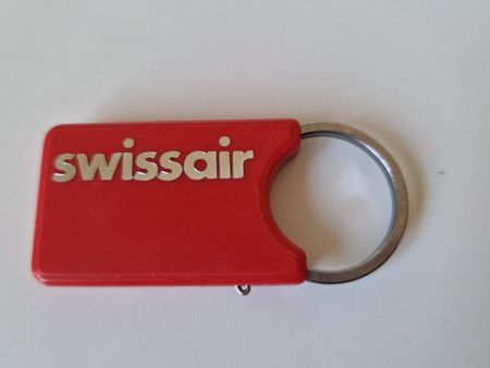 Swissair Schlüsselanhänger keychain, porte-clės portachiavi