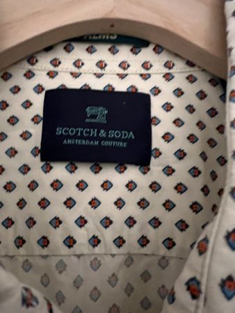 Scotch&Soda Men's Shirt Patterned Summer Look, size XL
