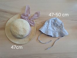 3 Sonnenhüte Kopfumfang 47-50 cm