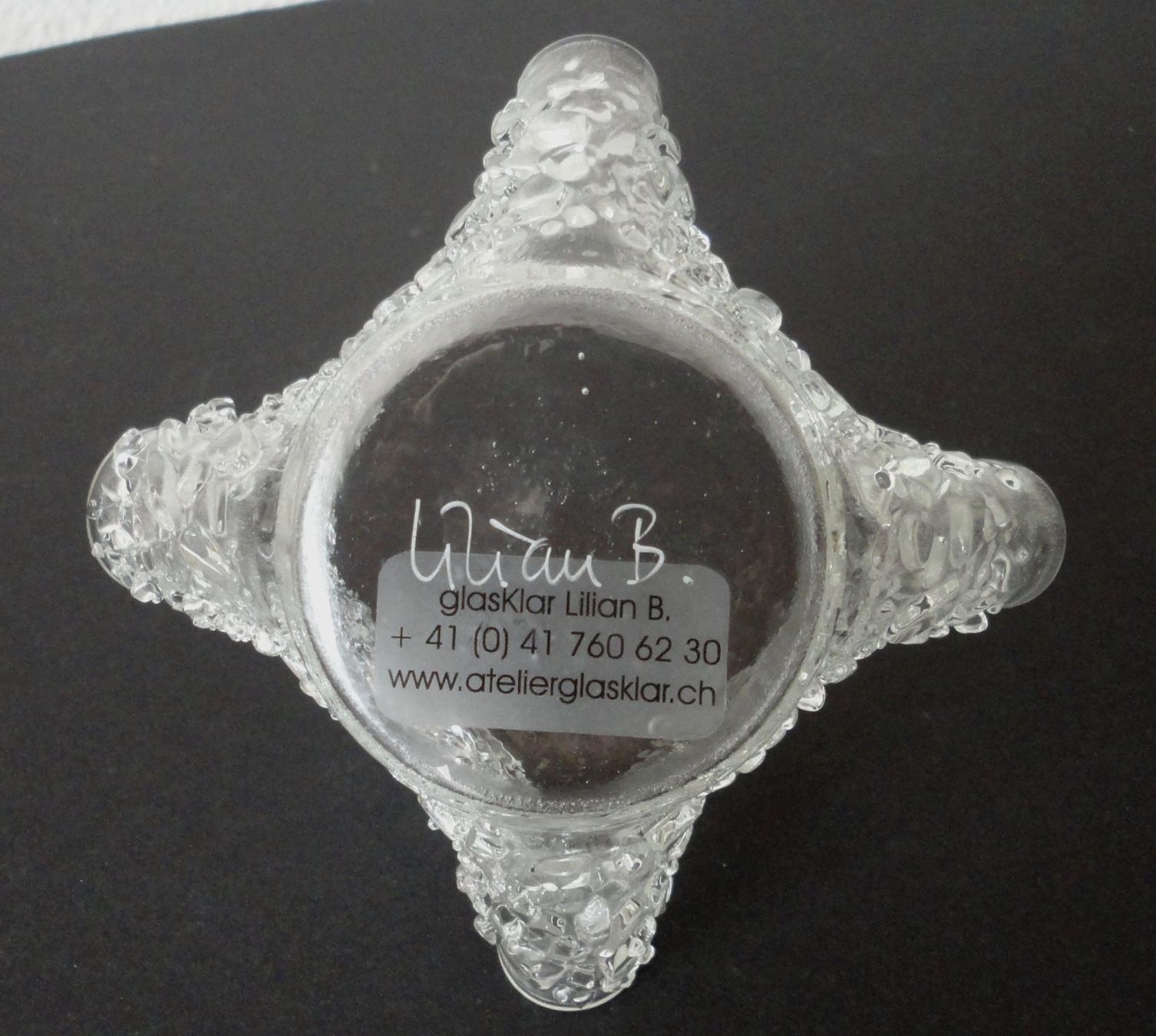 Portacandele: Teelichthalter "Zipfellicht Icestar"/Atelier Glasklar – Usato da zürich venduto da parts5060 2