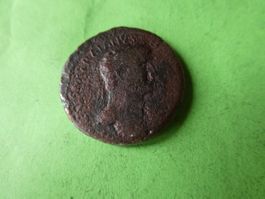 uralte grosse Bronzemünze  25 mm     9.82 g