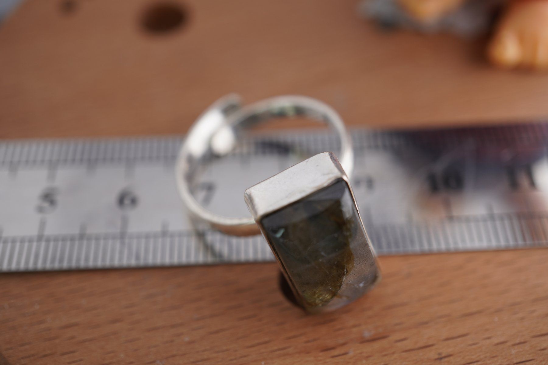 Minerali & Pietre curative: Labradorit       ring Grösse  Variabel     (Räumung!) – Nuovo e nell'imballaggio originale da Eschenbach SG venduto da topstone 5
