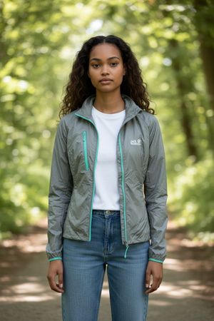 Jack Wolfskin veste coupe vent