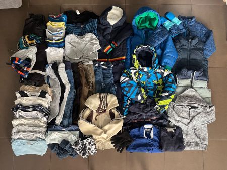 Kinder Kleiderpaket Jungen Gr. 98, Herbst/Winter (45 Teile)
