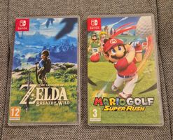 Legend of Zelda Breath of the Wild + Mario Golf Super Ru