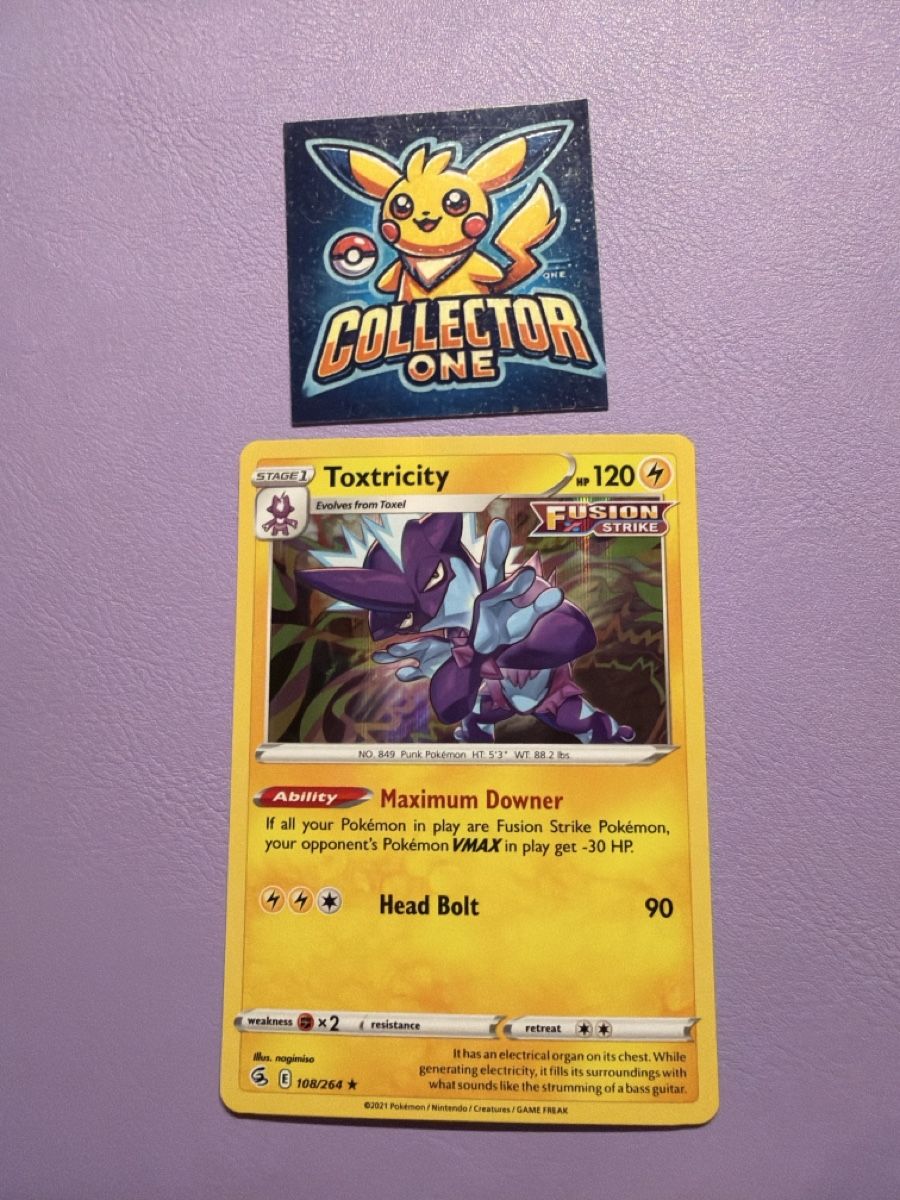 Pokémon Carte collezionabili: Pokemon Toxtricity 2021 Holo – Nuovo (secondo la descrizione) da Lommiswil venduto da CollectorOne