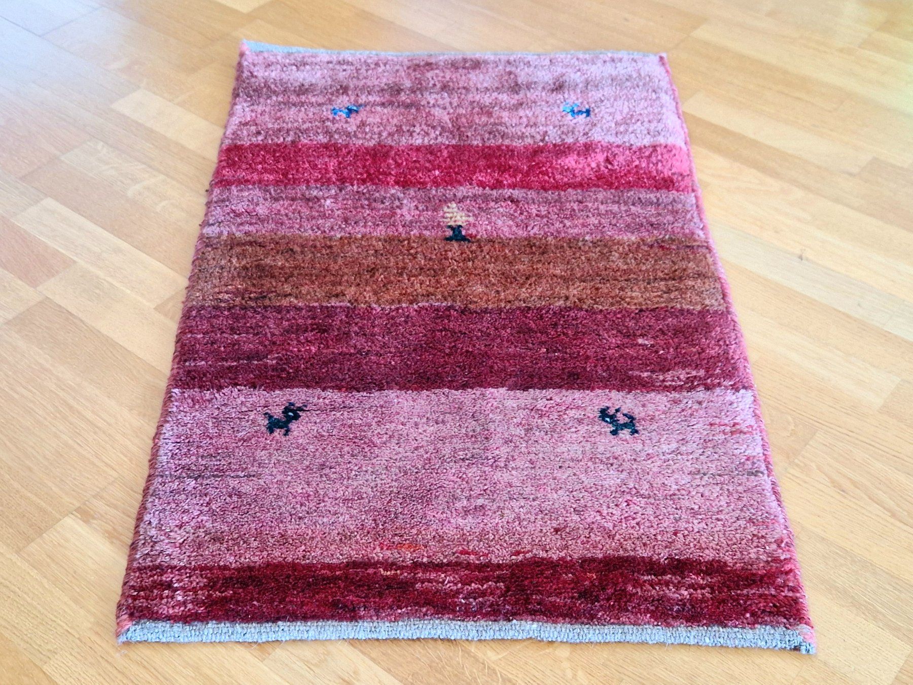 Gabbeh Tappeti: Gabbeh Orientteppich klein rot - 59x95cm – Usato da Bern venduto da belshnikel 2