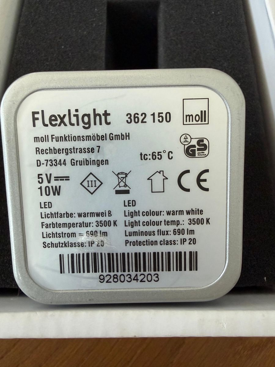 Moll Lampade: Moll Flexlight LED weiss – Usato da Meggen venduto da 6003Luzern 3
