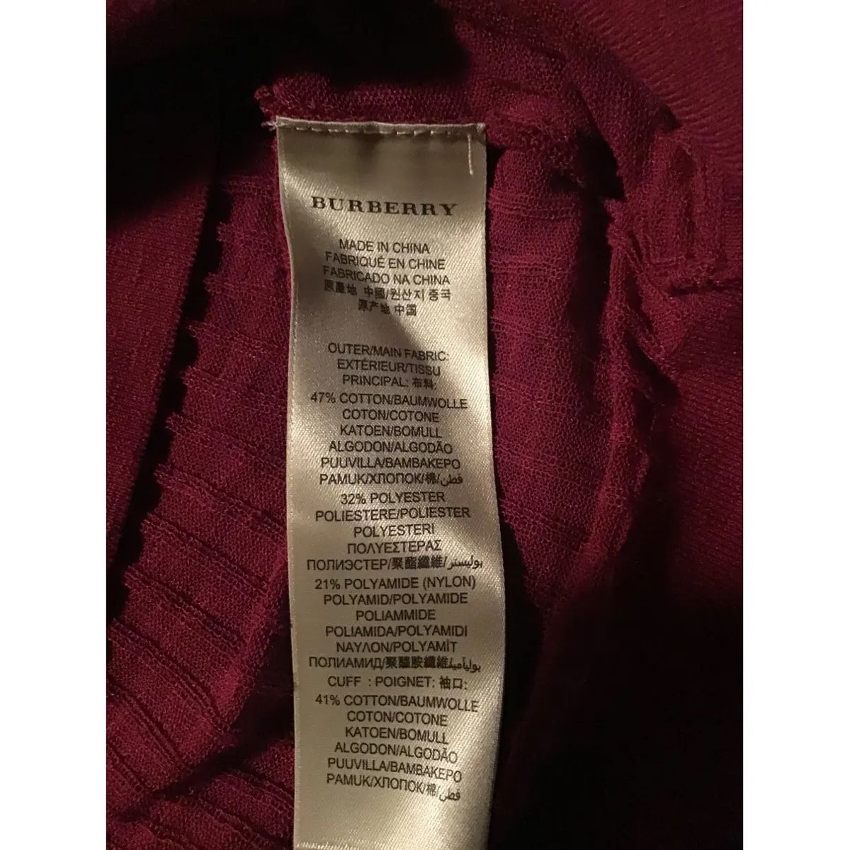 Burberry Pullover & Sweatshirts: Burberry pull froncé, Taille XS, framboise – Gebraucht aus Morges von sandy069 4