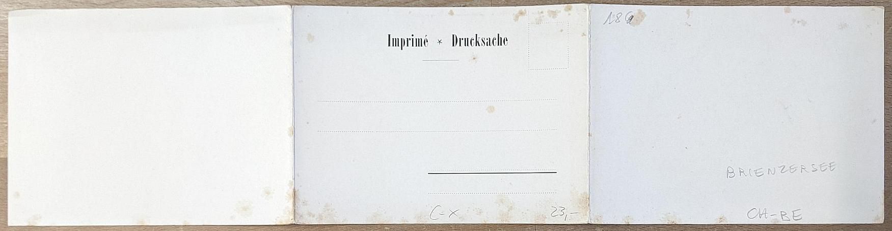 Cartes postales: Klapp-Lithographie Hohfluh auf Hasliberg – D'occasion à Berlin par bartko-reher 1